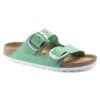 Birkenstock Arizona Big Buckle Nubuck Leather Bold Jade -Birkenstock Shop 1022819