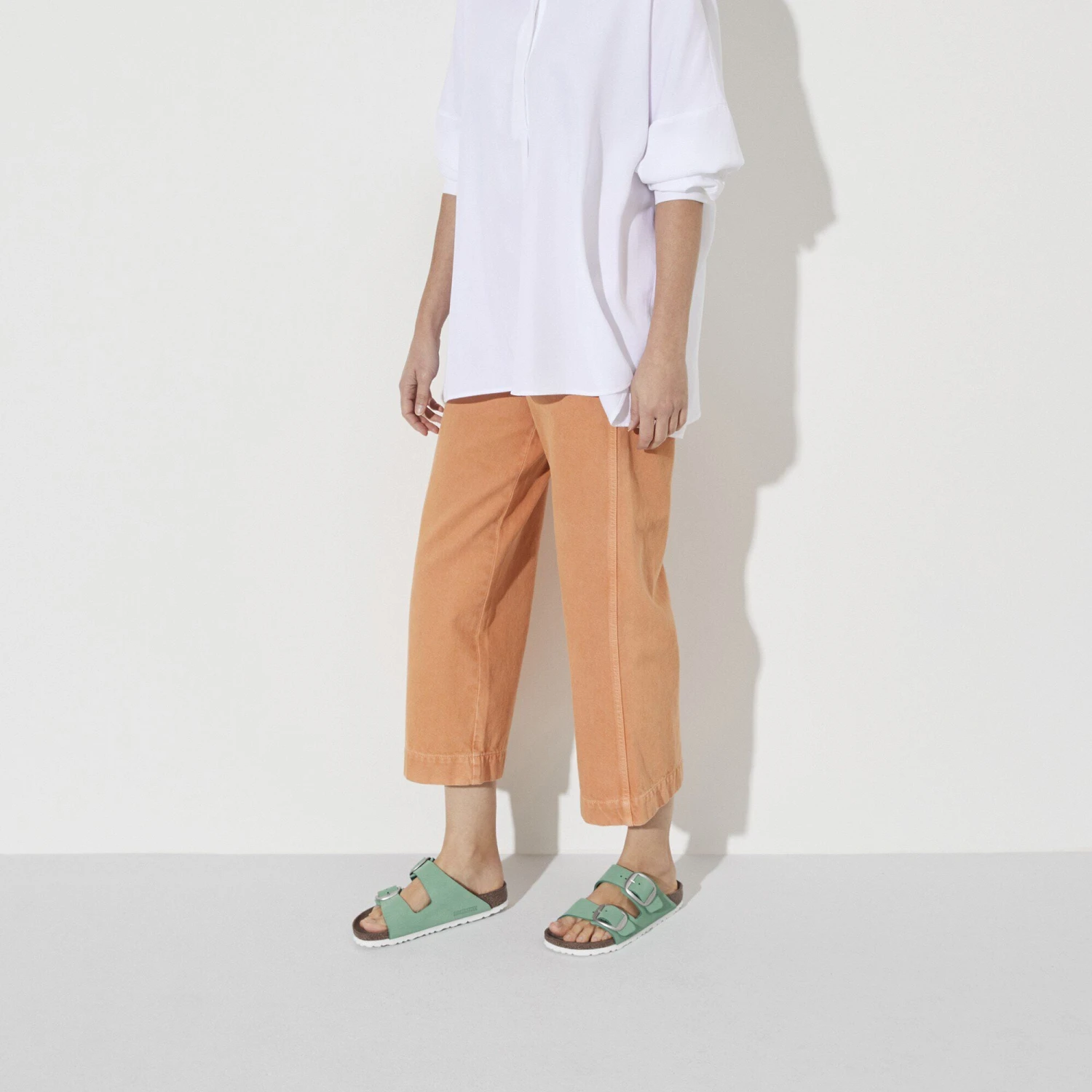 Birkenstock Arizona Big Buckle Nubuck Leather Bold Jade 8 Birkenstock Arizona Big Buckle Nubuck Leather Bold Jade - Image 8