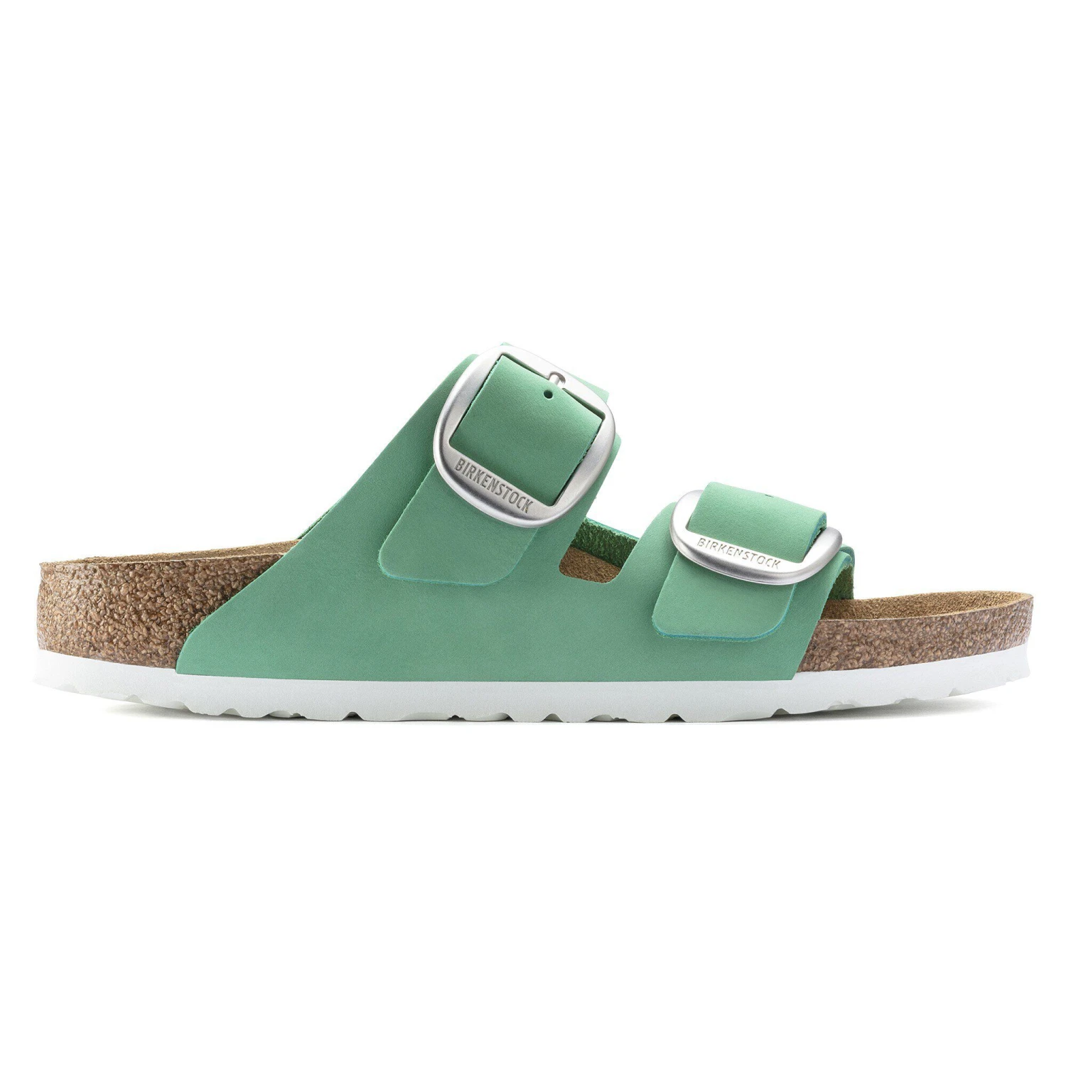Birkenstock Arizona Big Buckle Nubuck Leather Bold Jade 3 Birkenstock Arizona Big Buckle Nubuck Leather Bold Jade - Image 3