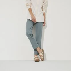 Birkenstock Arizona Soft Footbed Birko-Flor Desert Soil Gray/Taupe -Birkenstock Shop 1022829 f look f