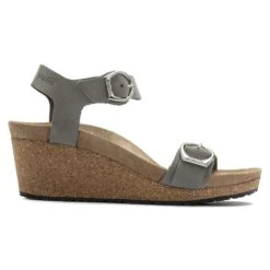 Soley Nubuck Leather Dove Gray -Birkenstock Shop 1022835 side