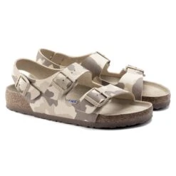 Birkenstock Milano Soft Footbed Birko-Flor Desert Soil Gray/Taupe -Birkenstock Shop 1022850 pair