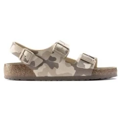 Birkenstock Milano Soft Footbed Birko-Flor Desert Soil Gray/Taupe -Birkenstock Shop 1022850 side