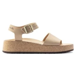 Glenda Nubuck Leather Sandcastle -Birkenstock Shop 1022966 side