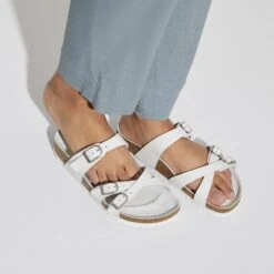 Birkenstock Franca Leather White -Birkenstock Shop 1022982 detail 8
