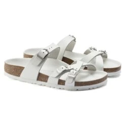 Birkenstock Franca Leather White -Birkenstock Shop 1022982 pair