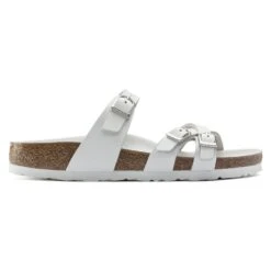 Birkenstock Franca Leather White -Birkenstock Shop 1022982 side