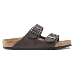 Birkenstock Arizona Vegan Synthetics Desert Dust Black 10 Birkenstock Arizona Vegan Synthetics Desert Dust Black -Birkenstock Shop 1023042 side