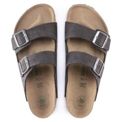 Birkenstock Arizona Vegan Synthetics Desert Dust Black 9 Birkenstock Arizona Vegan Synthetics Desert Dust Black -Birkenstock Shop 1023042 top