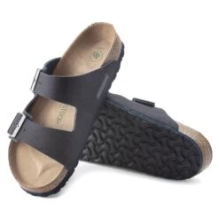 Birkenstock Arizona Vegan Synthetics Desert Dust Indigo Blue -Birkenstock Shop 1023116 sole