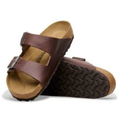 Birkenstock Arizona Grip Leather Vintage Wood Roast -Birkenstock Shop 1023117 sole