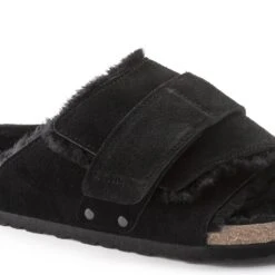 Birkenstock Kyoto Shearling Suede Leather Black 16 Birkenstock Kyoto Shearling Suede Leather Black -Birkenstock Shop 1023177 detail 1