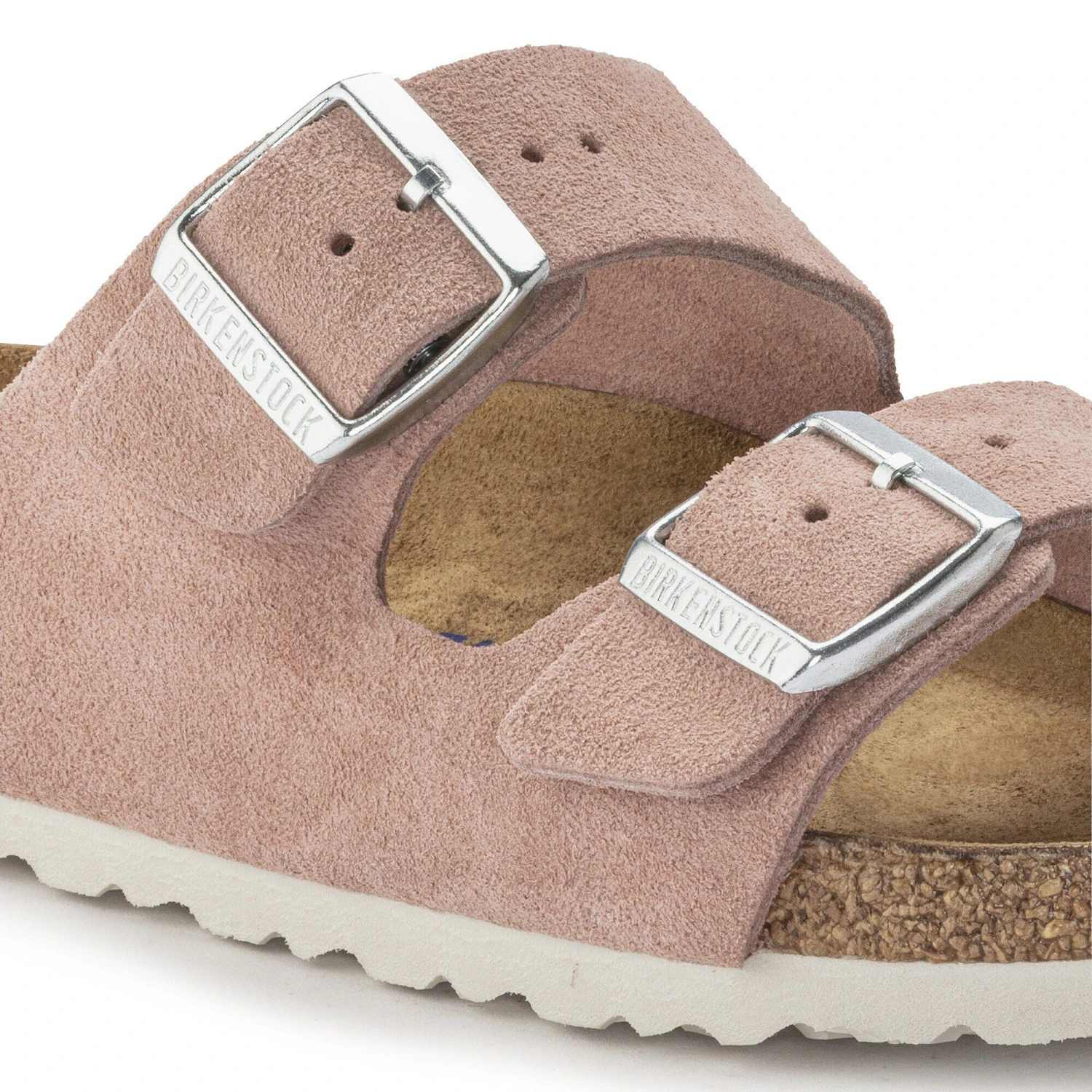 Birkenstock Arizona Soft Footbed Suede Leather Pink Clay 5 Birkenstock Arizona Soft Footbed Suede Leather Pink Clay - Image 5