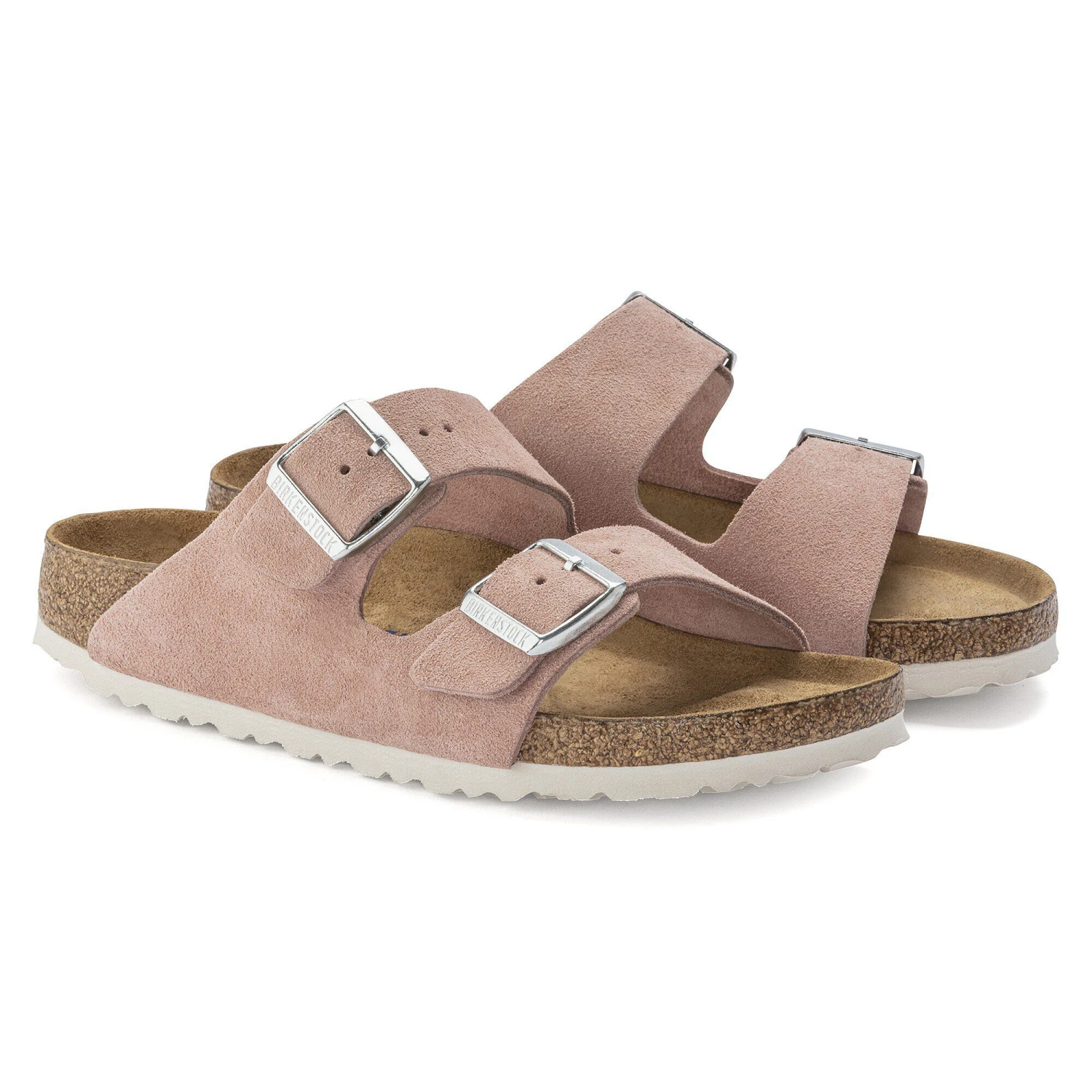 Birkenstock Arizona Soft Footbed Suede Leather Pink Clay 6 Birkenstock Arizona Soft Footbed Suede Leather Pink Clay - Image 6