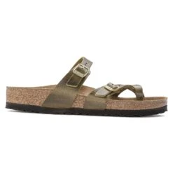 Birkenstock Mayari Oiled Leather Olive -Birkenstock Shop 1023209 side