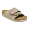 Birkenstock Kyoto Kids Suede Nubuck Taupe -Birkenstock Shop 1023475