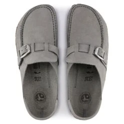 Birkenstock Buckley Nubuck Leather Dove Gray -Birkenstock Shop 1023527 top