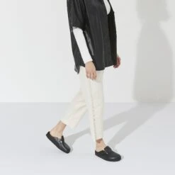 Birkenstock Boston Exquisite Leather Black -Birkenstock Shop 1023679 f look f