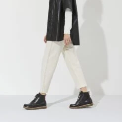 Birkenstock Birmingham Lace Women Oiled Leather Black 14 Birkenstock Birmingham Lace Women Oiled Leather Black -Birkenstock Shop 1023685 f look f