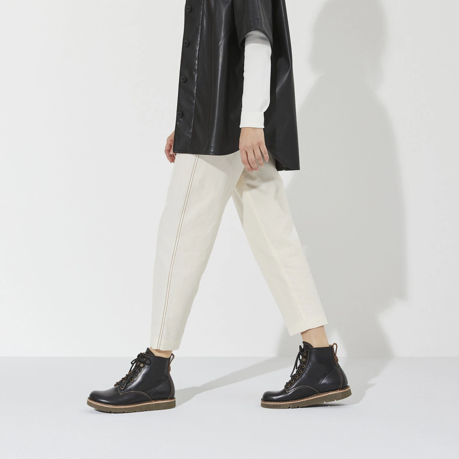 Birkenstock Birmingham Lace Women Oiled Leather Black 5 Birkenstock Birmingham Lace Women Oiled Leather Black - Image 5