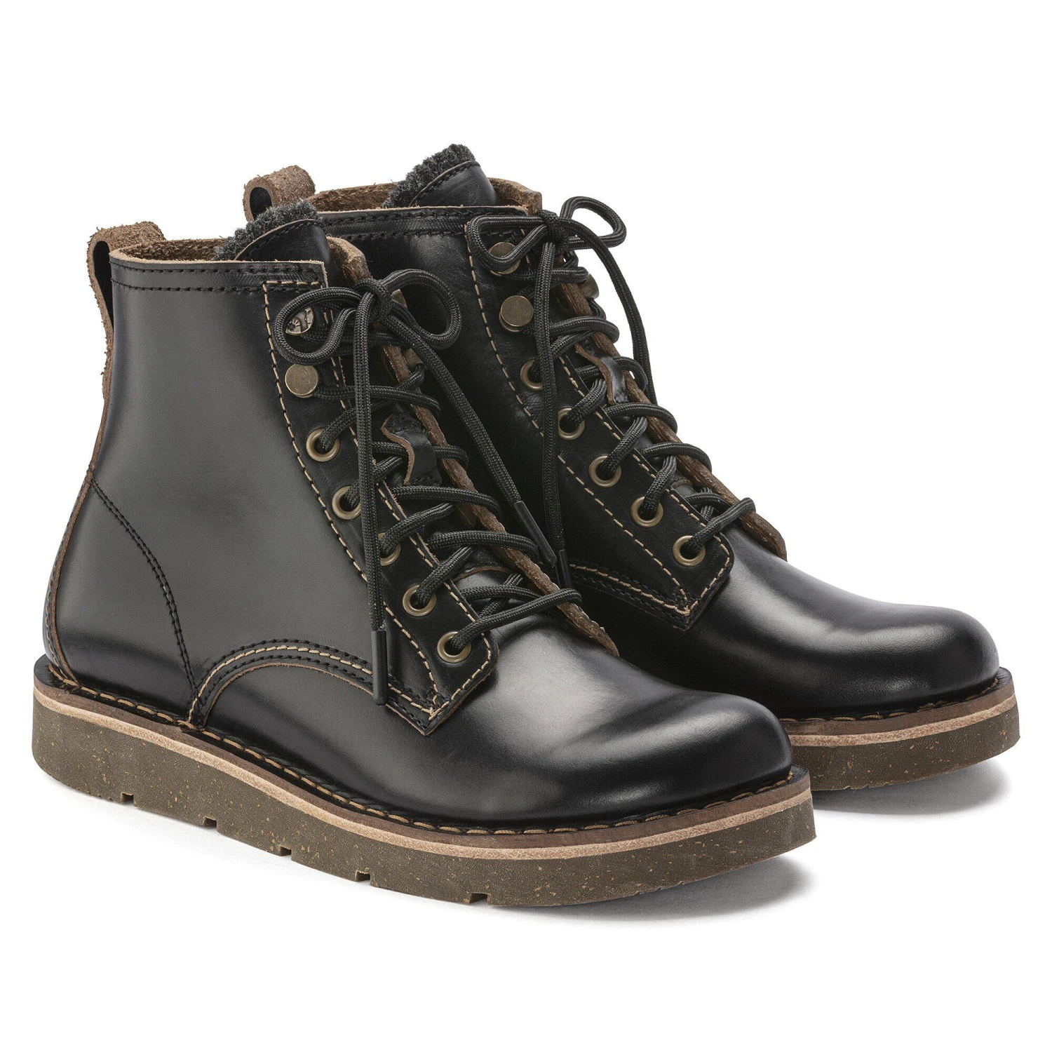 Birkenstock Birmingham Lace Women Oiled Leather Black 9 Birkenstock Birmingham Lace Women Oiled Leather Black - Image 9