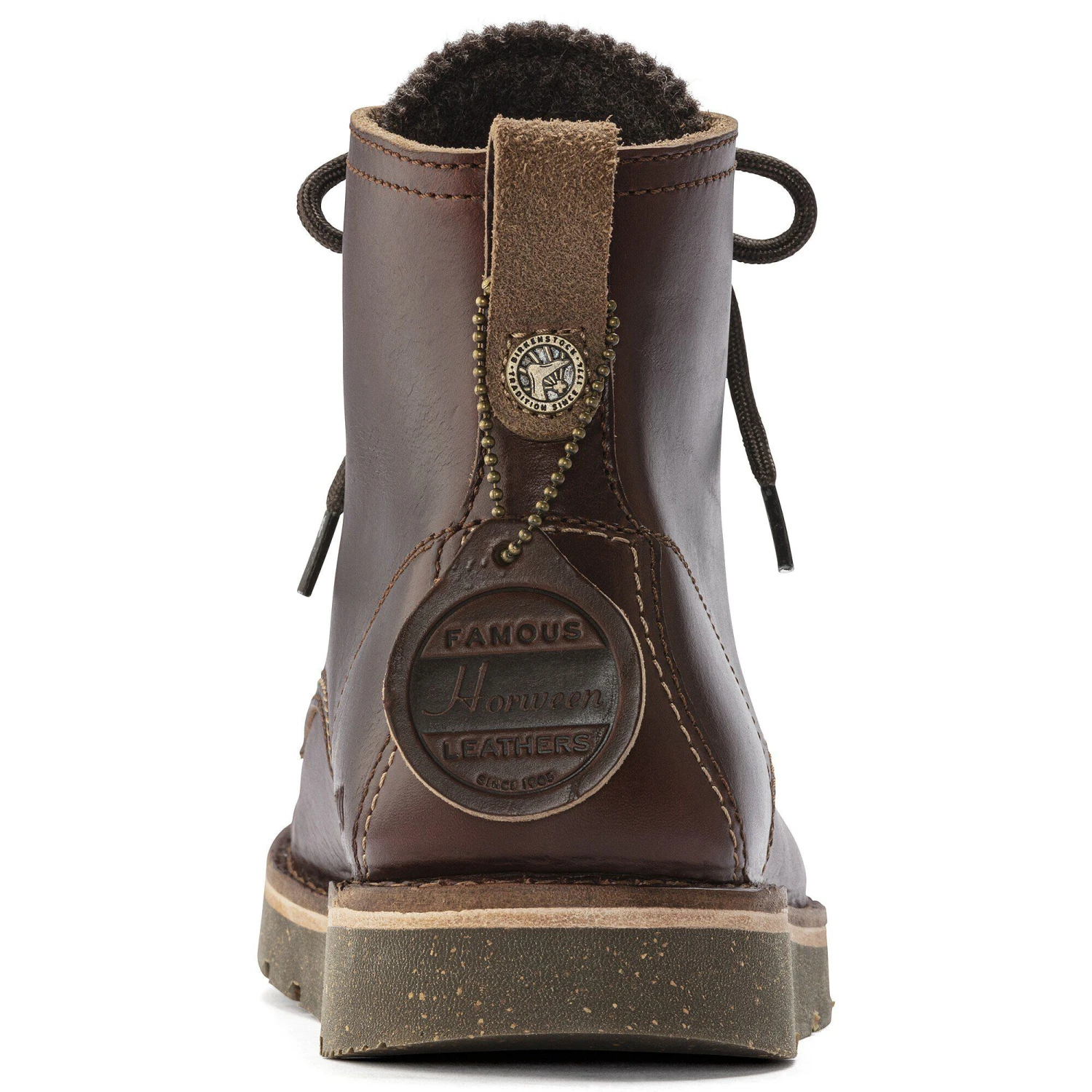 Birkenstock Birmingham Lace Men Oiled Leather Roast 4 Birkenstock Birmingham Lace Men Oiled Leather Roast - Image 4