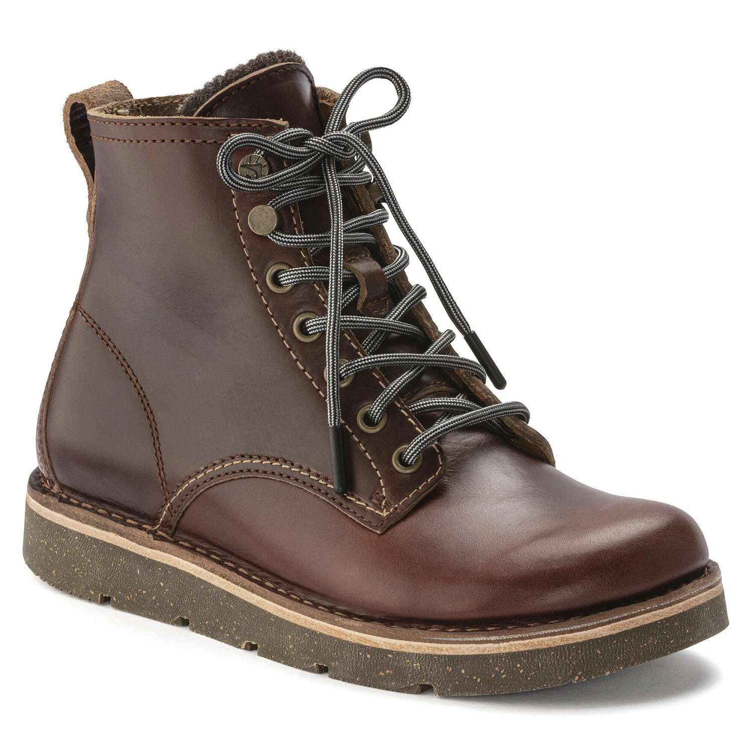 Birkenstock Birmingham Lace Men Oiled Leather Roast 5 Birkenstock Birmingham Lace Men Oiled Leather Roast - Image 5