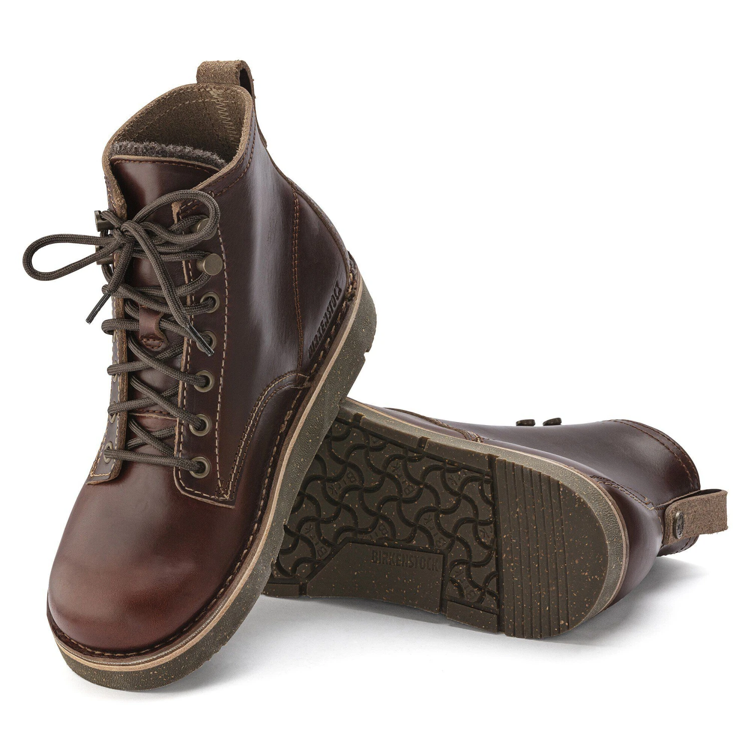 Birkenstock Birmingham Lace Men Oiled Leather Roast 6 Birkenstock Birmingham Lace Men Oiled Leather Roast - Image 6