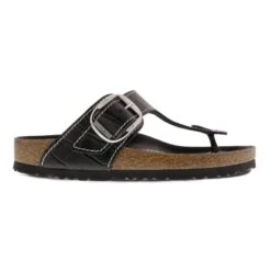 Birkenstock Gizeh Big Buckle Natural Leather Patent Black -Birkenstock Shop 1023779 side