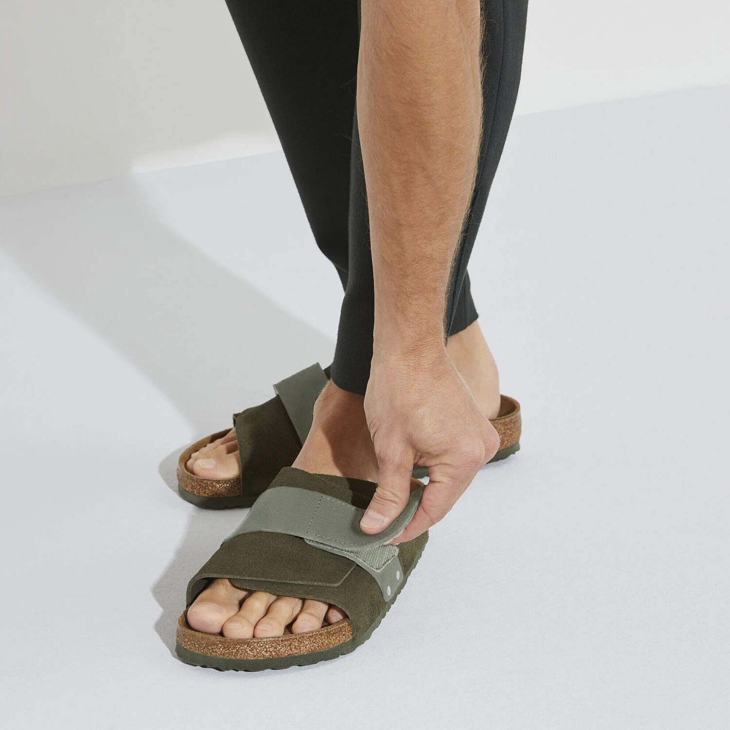 Birkenstock Kyoto Suede Leather Thyme 4 Birkenstock Kyoto Suede Leather Thyme - Image 4