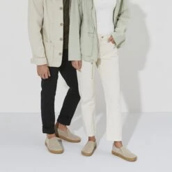 Birkenstock Oswego Suede Leather Grained Sandcastle -Birkenstock Shop 1023840 detail 7