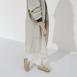 Birkenstock Oswego Suede Leather Grained Sandcastle -Birkenstock Shop 1023840 f look f