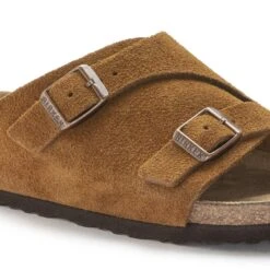 Birkenstock Zürich Suede Leather Mink -Birkenstock Shop 1023842 detail 1