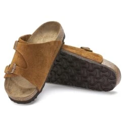 Birkenstock Zürich Suede Leather Mink -Birkenstock Shop 1023842 sole