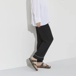 Birkenstock Mayari Microfiber Gator Gleam Black -Birkenstock Shop 1023868 f look f