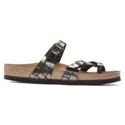 Birkenstock Mayari Microfiber Gator Gleam Black -Birkenstock Shop 1023868 side