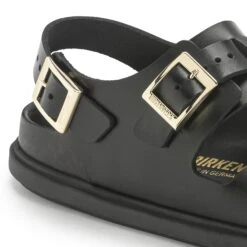 Birkenstock Cannes Leather Black -Birkenstock Shop 1023919 detail 1