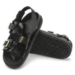Birkenstock Cannes Leather Black -Birkenstock Shop 1023919 sole