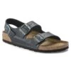 Birkenstock Milano Oiled Leather Insignia Blue