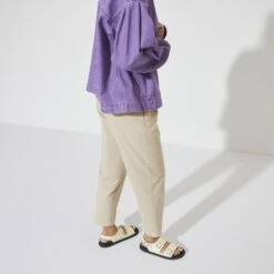 Birkenstock Cannes Leather Butter -Birkenstock Shop 1023926 f look f