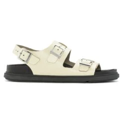 Birkenstock Cannes Leather Butter -Birkenstock Shop 1023926 side