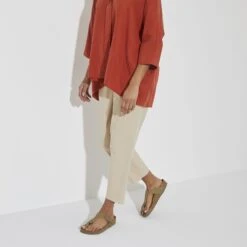 Birkenstock Gizeh Vegan Textile Faded Khaki 15 Birkenstock Gizeh Vegan Textile Faded Khaki -Birkenstock Shop 1023929 f look f