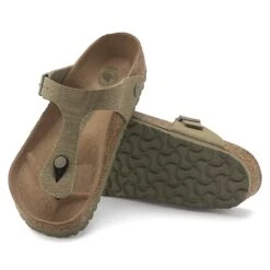 Birkenstock Gizeh Vegan Textile Faded Khaki 13 Birkenstock Gizeh Vegan Textile Faded Khaki -Birkenstock Shop 1023929 sole