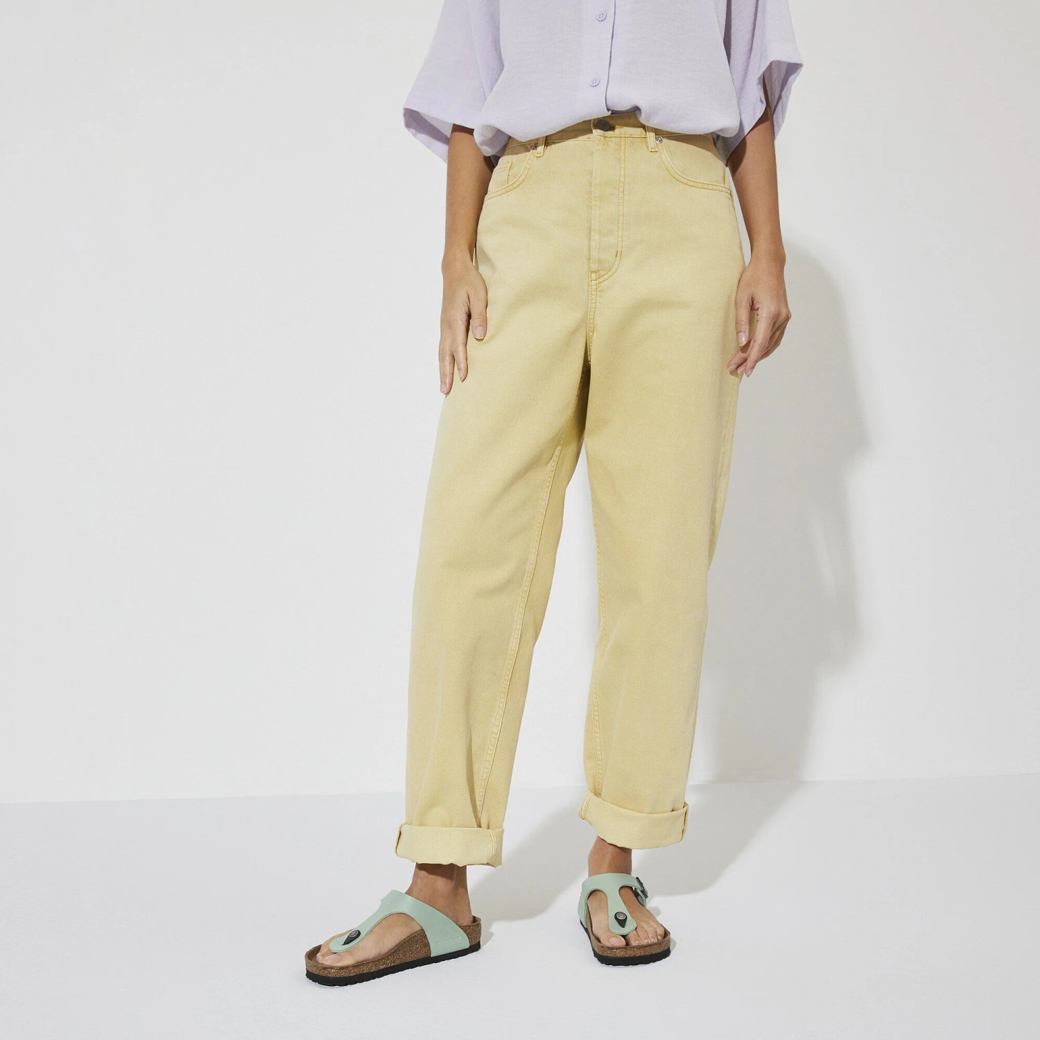 Birkenstock Gizeh Birko-Flor Graceful Matcha 5 Birkenstock Gizeh Birko-Flor Graceful Matcha - Image 5