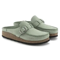 Birkenstock Buckley Nubuck Leather Matcha -Birkenstock Shop 1023949 pair