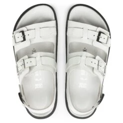 Birkenstock Cannes Leather White -Birkenstock Shop 1023951 top