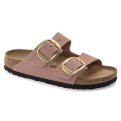 Birkenstock Arizona Big Buckle Nubuck Leather Old Rose
