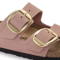 Birkenstock Arizona Big Buckle Nubuck Leather Old Rose -Birkenstock Shop 1023963 detail 1