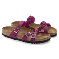 Birkenstock Franca Braided Oiled Leather Festival Fuchsia 15 Birkenstock Franca Braided Oiled Leather Festival Fuchsia -Birkenstock Shop 1023978 pair