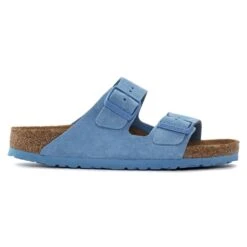 Birkenstock Arizona Soft Footbed Suede Leather Sky Blue -Birkenstock Shop 1023980 side